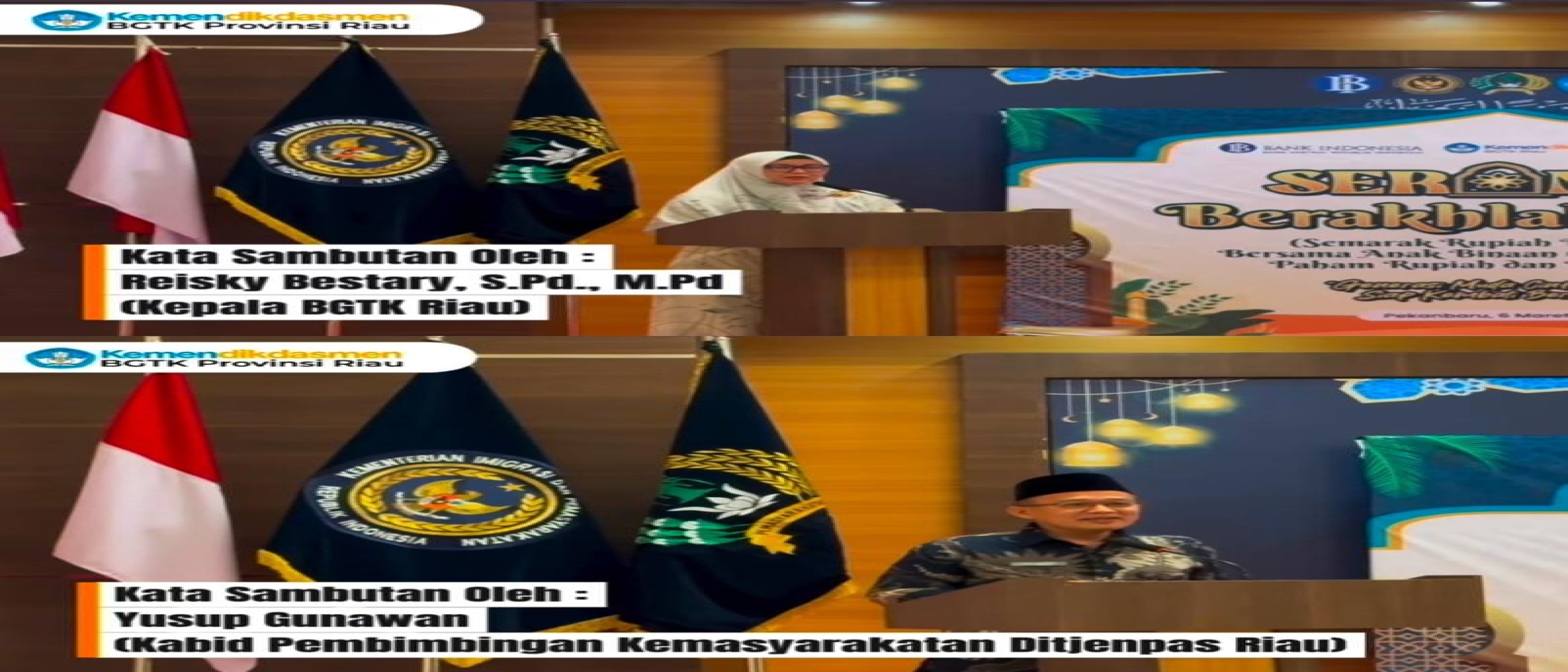 SERAMBI BerAKHLAK 2026: Kolaborasi Bank Indonesia, BGTK Riau, dan LPKA Pekanbaru dalam Penguatan Karakter Anak Binaan