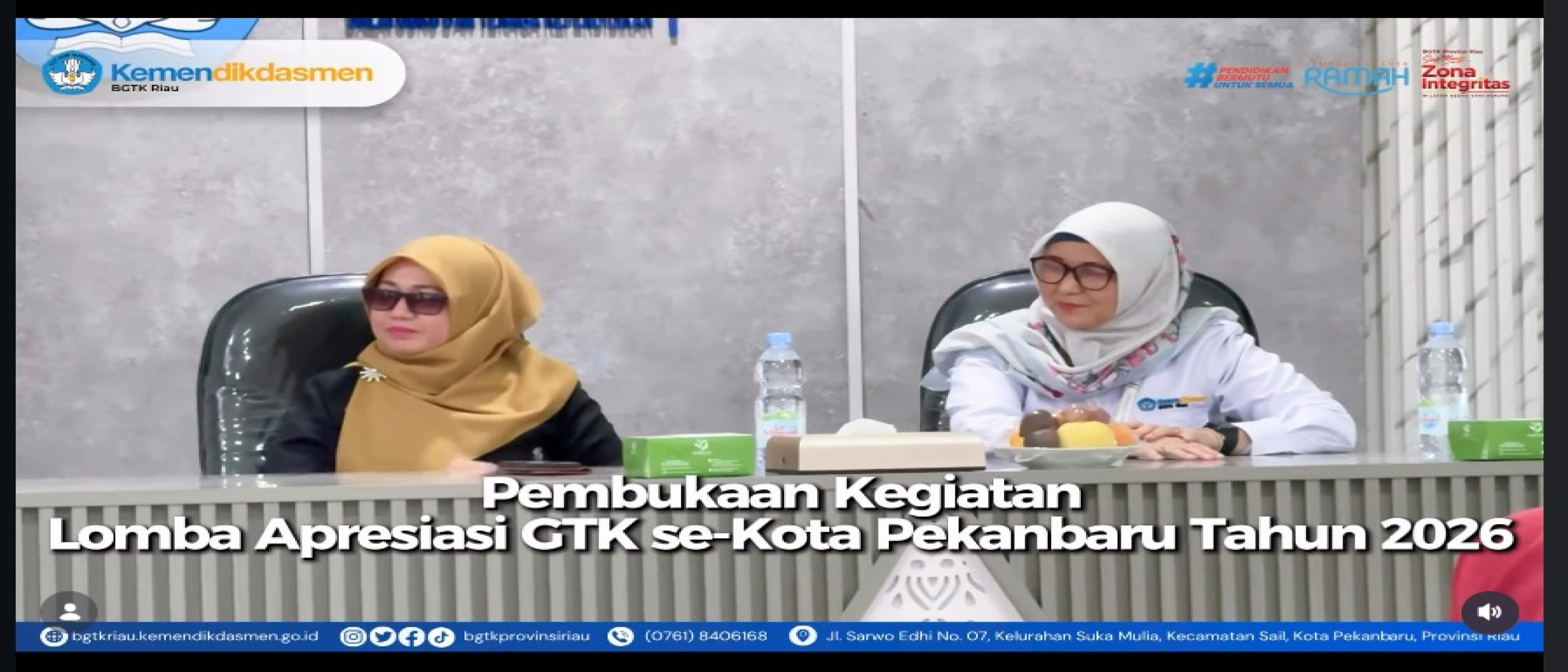 BGTK Provinsi Riau Fasilitasi Lomba Apresiasi GTK se-Kota Pekanbaru Tahun 2026