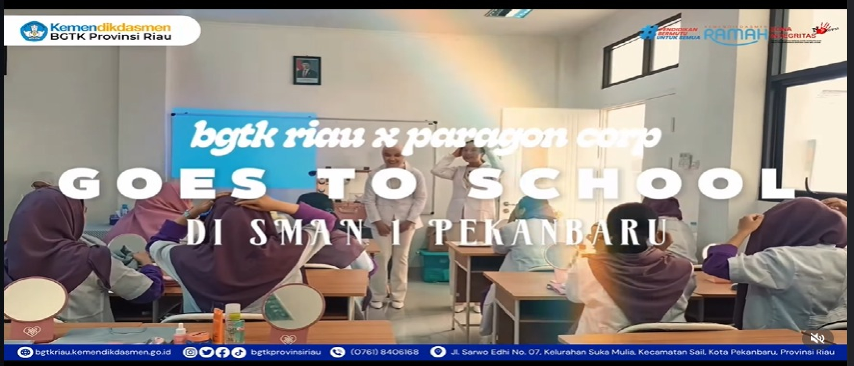 BGTK Riau dan Paragon Corp melalui Emina Hadirkan CO-LAB Healthy Skin di Sekolah