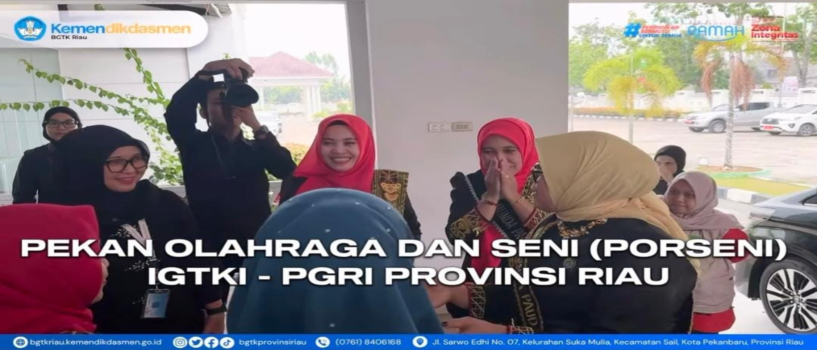 Meriahkan Porseni IGTKI-PGRI 2026, BGTK Riau Dukung Penguatan Kolaborasi Guru TK