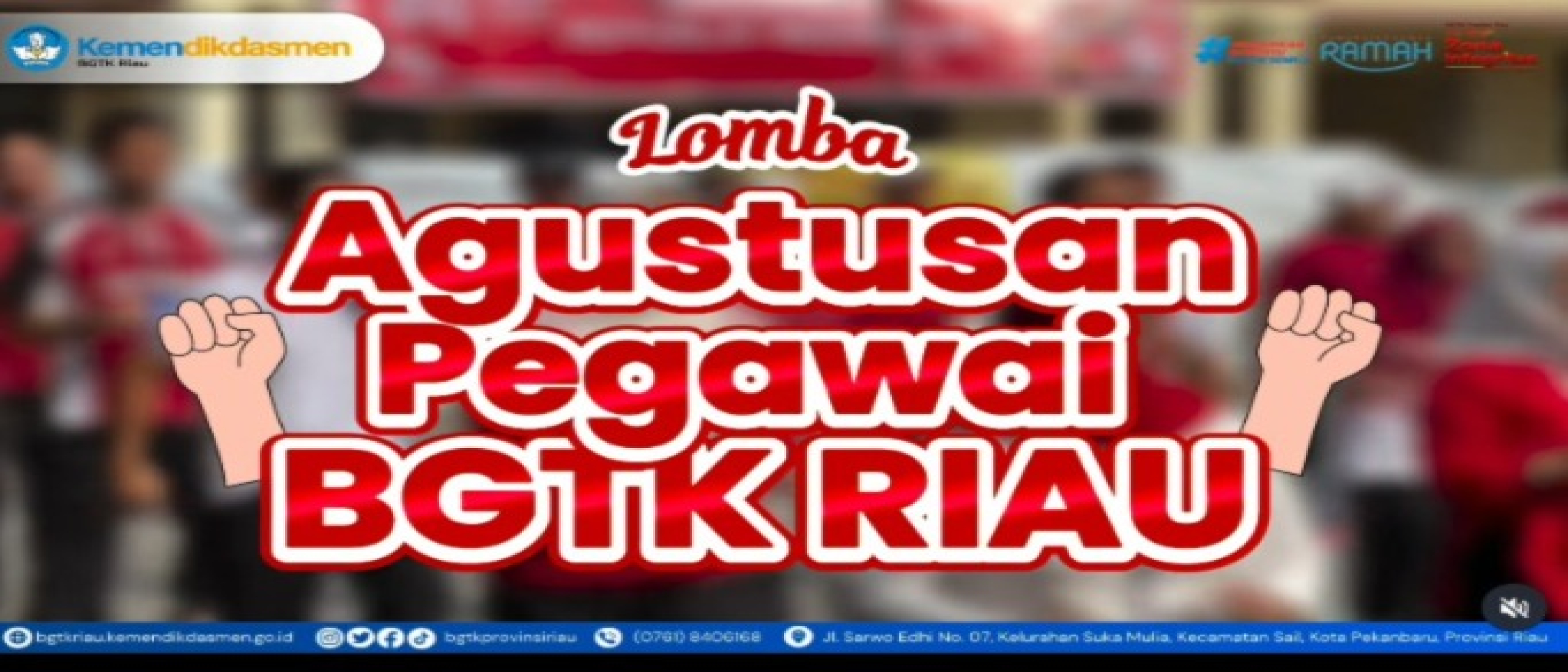 Meriahkan HUT ke-81 RI, BGTK Riau Gelar Beragam Lomba Penuh Kebersamaan