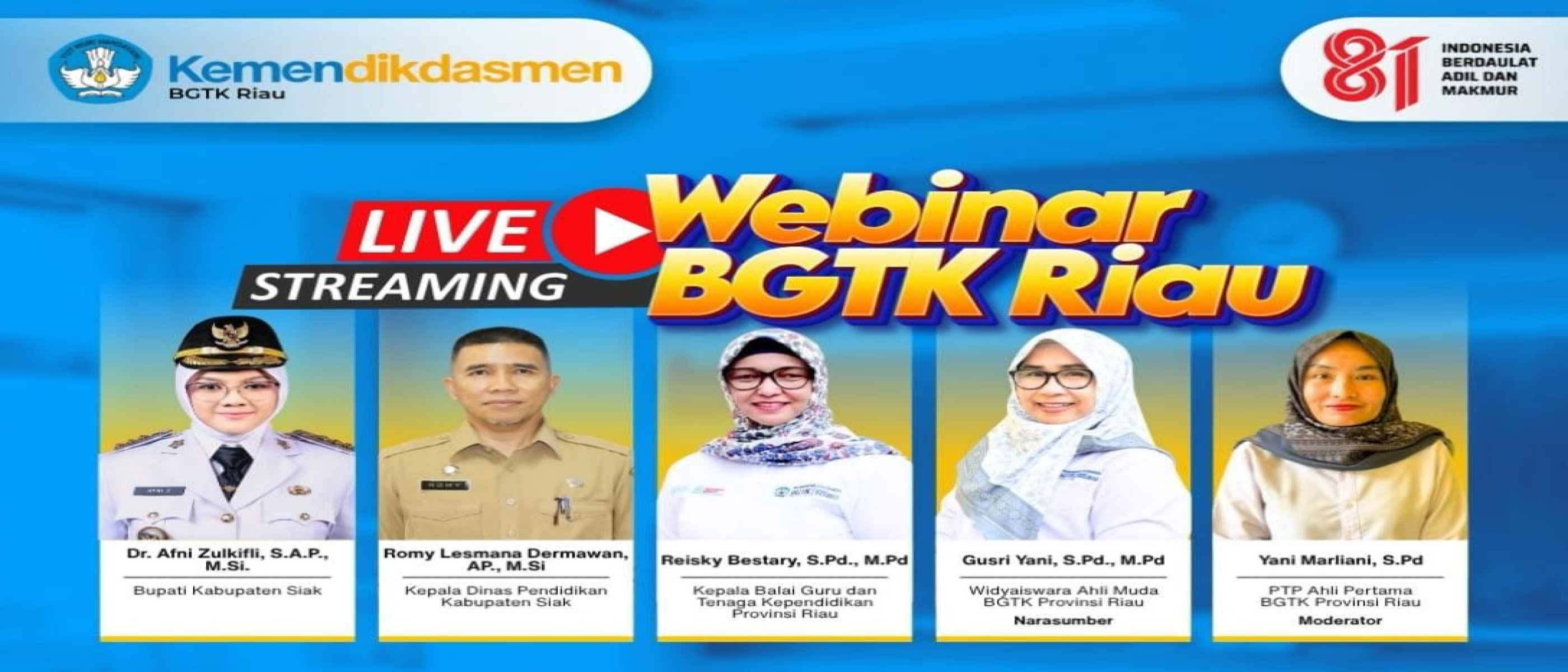 Bersama Pemkab Siak Tingkatkan Kompetensi Guru