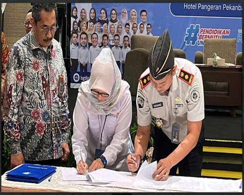 Penandatangan PKS dengan Mitra Ekternal
