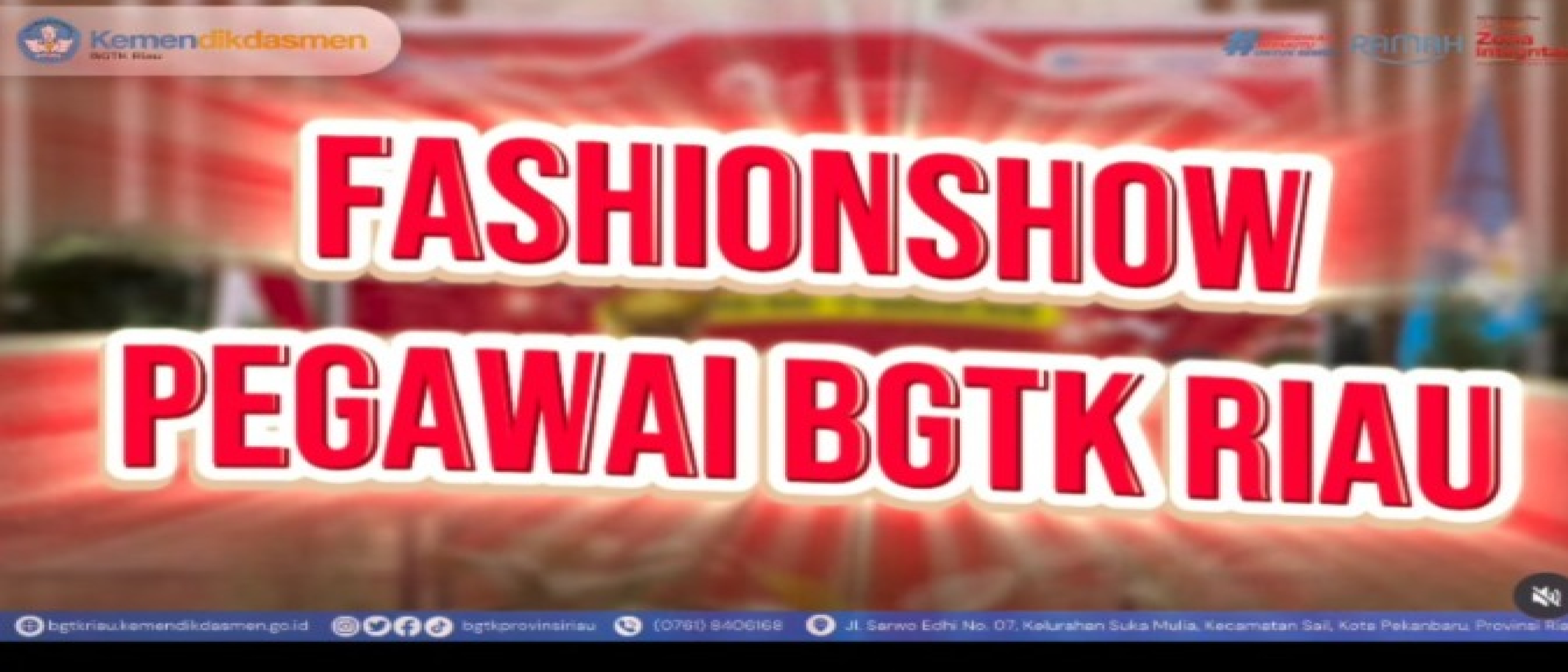 Semarak HUT ke-81 RI, BGTK Riau Rayakan Keberagaman Nusantara melalui Fashion Show Busana Adat