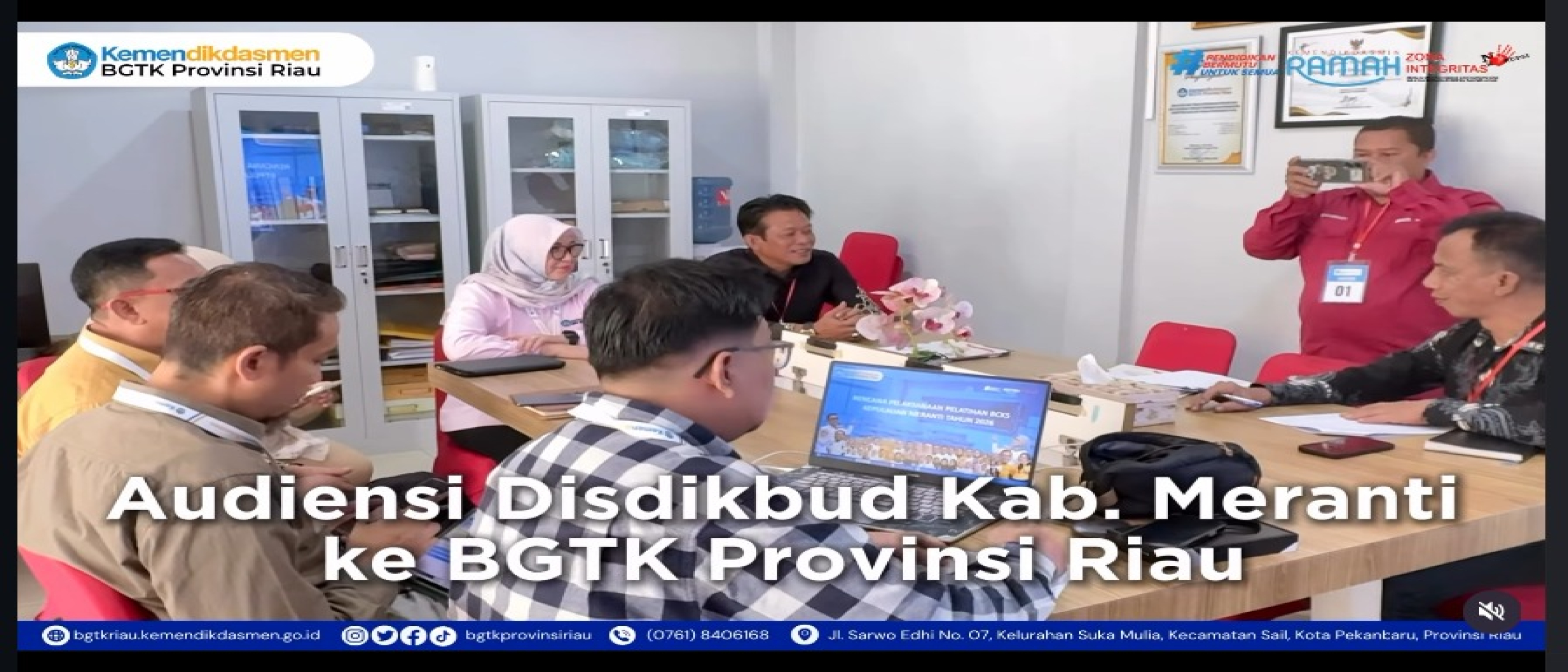 BGTK Provinsi Riau dan Disdikbud Kabupaten Kepulauan Meranti Bahas Penguatan Kerja Sama Program BCKS