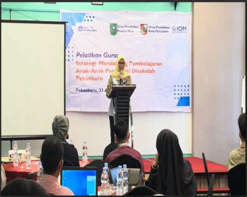 Program Pelatihan Bagi Guru-Guru Pengajar anak Pengungsi