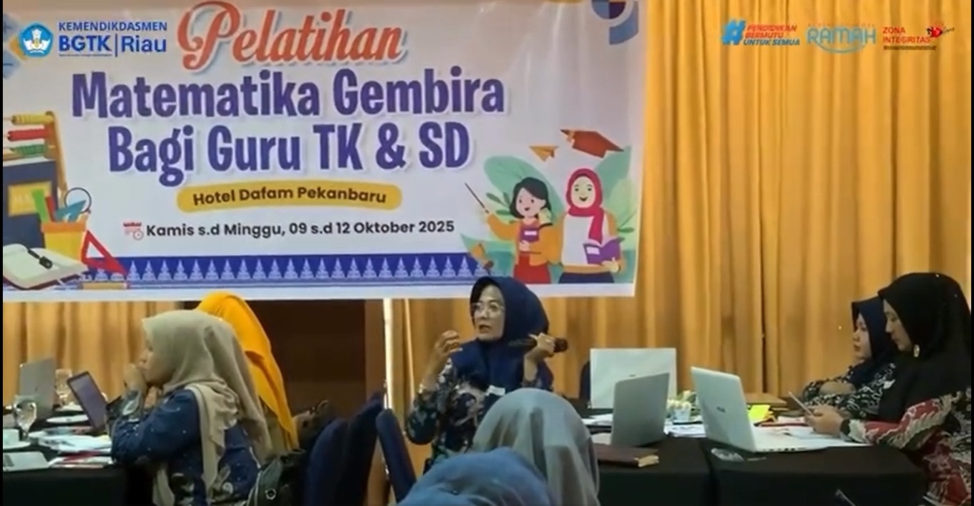 Pelatihan Matematika Gembira Bagi Guru TK dan SD